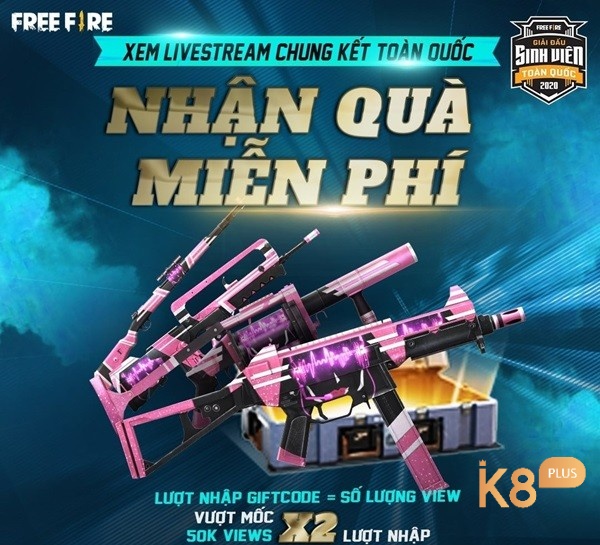 Nhận vô vàn giftcode thông qua livestream Youtube