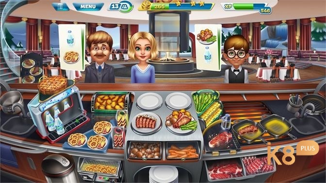  Cooking Fever mang đến hơn 400 màn chơi hấp dẫn