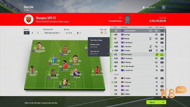 Thử thách bản thân ở mọi chế độ chơi trong game EA Sports FIFA Online 4