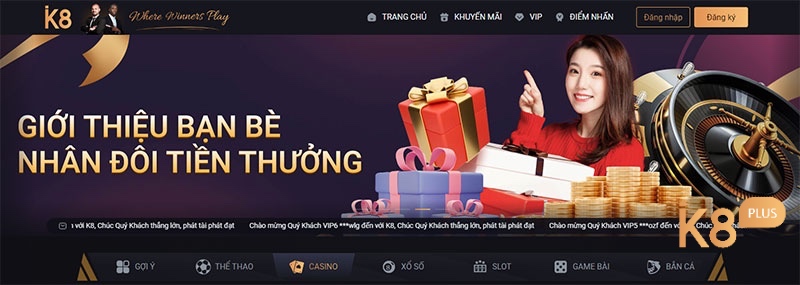 Tham gia ngay game bài đổi thưởng tại cổng game K8 để có cơ hội rinh quà lớn nhé