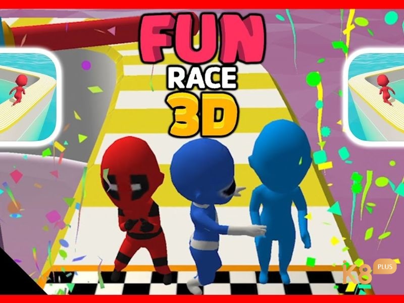 Khi tham gia Game Fun Race 3D, người chơi vượt qua các chướng ngại vật và về đích đầu tiên sẽ chiến thắng