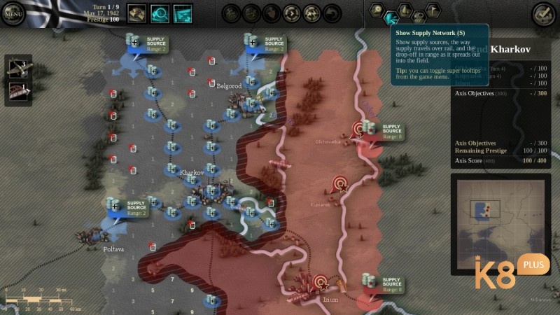Game Unity of Command: Stalingrad Campaign mở rộng bản đồ và nâng cao độ khó