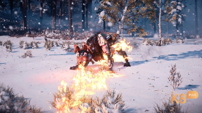 Mỗi loại máy mới trong The Frozen Wilds yêu cầu chiến thuật riêng để tiêu diệt hiệu quả.