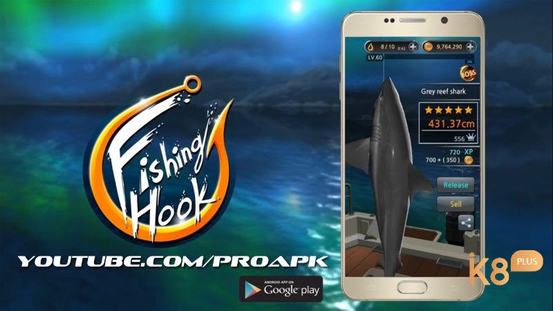 Fishing Hook là lựa chọn hoàn hảo cho những ai muốn thư giãn với game câu cá offline