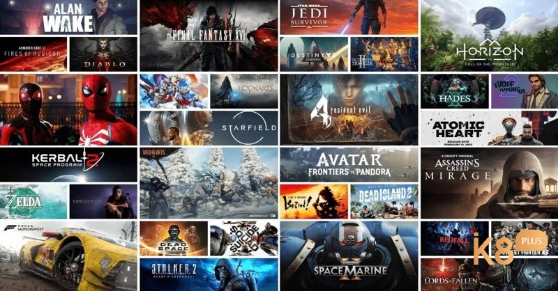Khám phá các top game hay thế giới cùng K8 nhé!