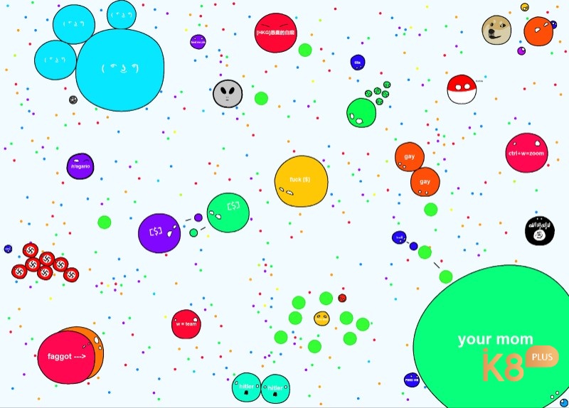 Agar.io nổi bật nhờ gameplay đơn giản nhưng cực kỳ gây nghiện, phù hợp để giải trí nhanh gọn