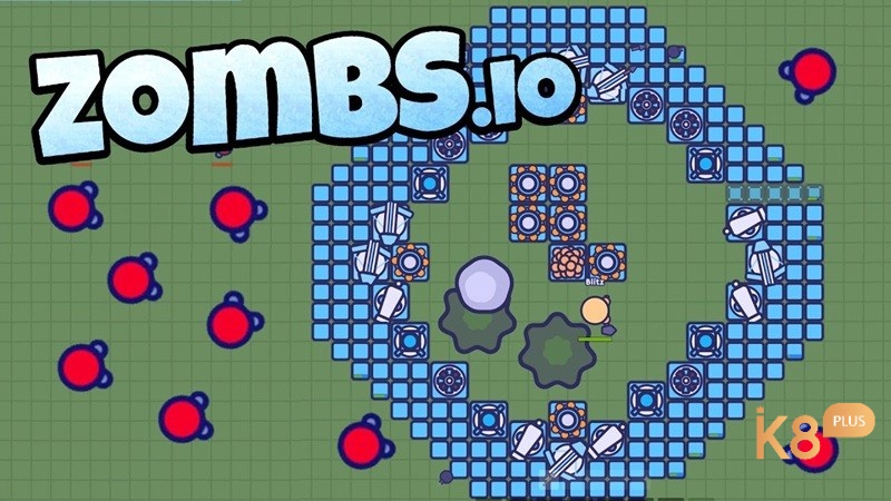 Zombs.io hấp dẫn nhờ sự kết hợp giữa sinh tồn, xây dựng căn cứ và chiến đấu chống zombie