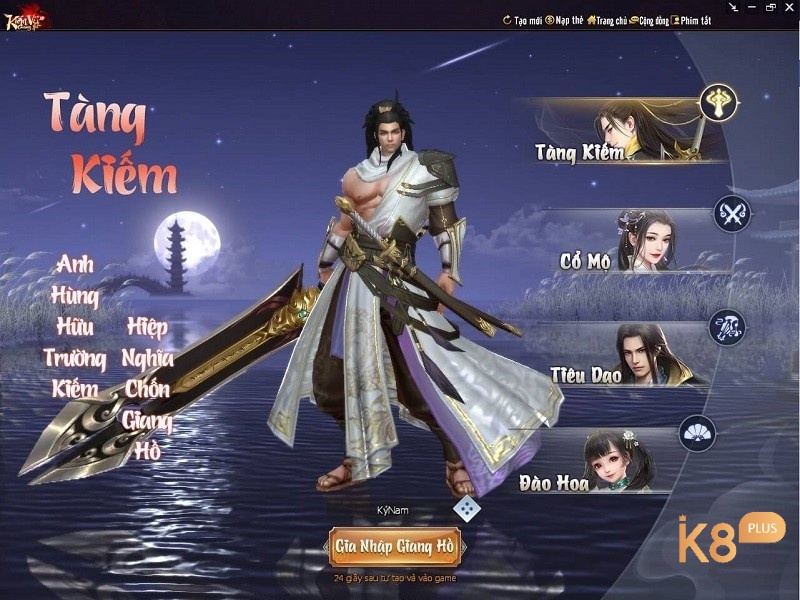 Kiếm Vũ Giang Hồ 3D mang tính giải trí cao, đồ họa đẹp, lối chơi nhập vai hấp dẫn