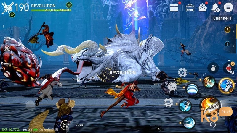 Tựa game nhậop vai mobile này mang đến những combo cực kì mãn nhãn