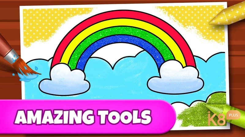 Coloring Book nổi bật nhờ tính giáo dục nhẹ nhàng và sự hấp dẫn với trẻ em